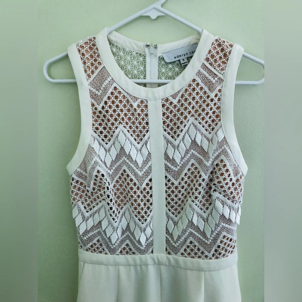 Adelyn Rae White Woman’s Jumpsuit - Picture 8 of 10